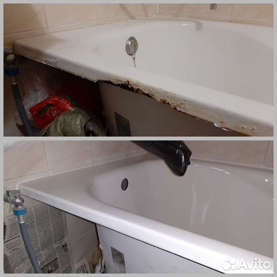 Реставрация ванн жидким акрилом в Волгограде