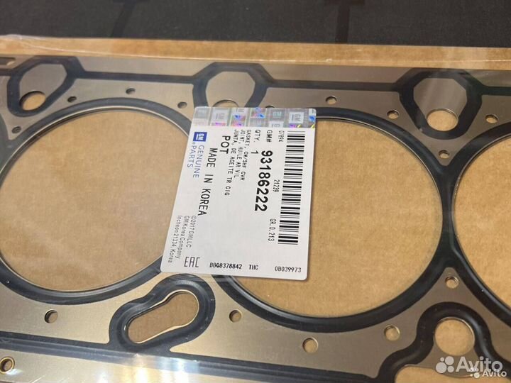 Прокладка гбц General Motors для Opel Chevrolet