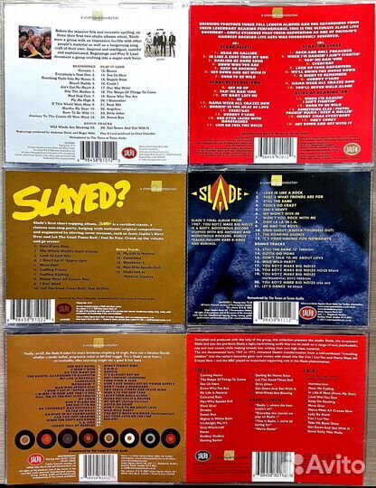 Музыкальные cd диски Slade много альбомов