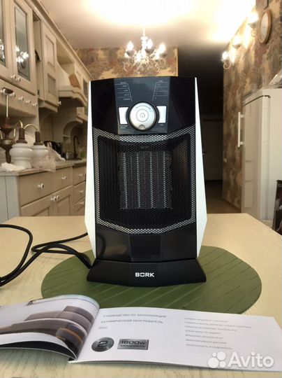 Новый керамический обогреватель bork 0502