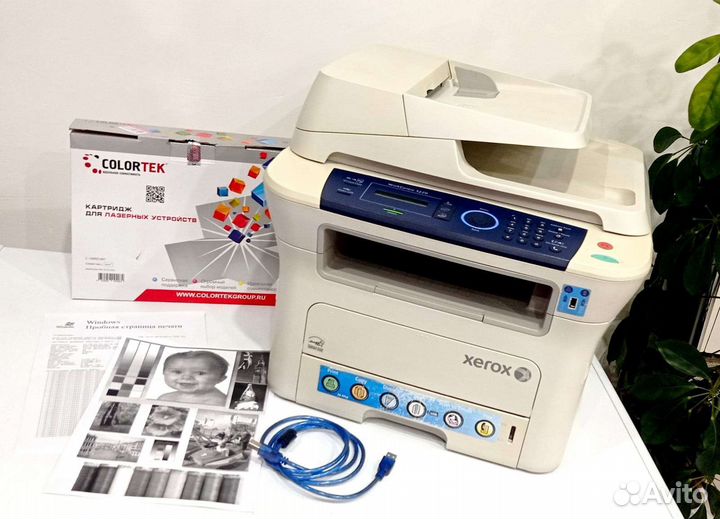 Мфу Xerox WC 3220 + новый картридж