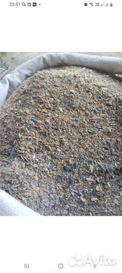 Отходы зерна в мешках