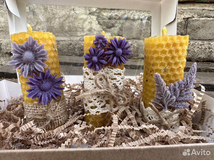 Свечи ручной работы Набор свечей