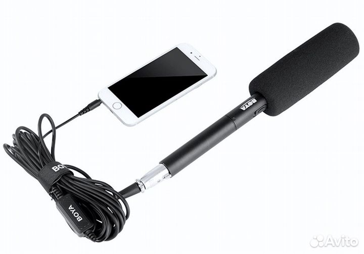 Кабель boya BY-BCA6 3,5 мм к XLR для смартфона