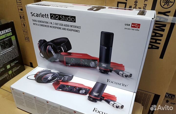 Комплект Focusrite Scarlett 2i2 Studio 3rd Gen New