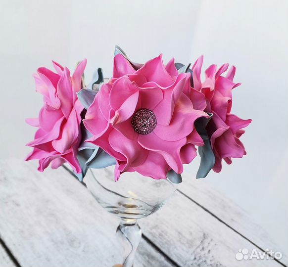 Украшение на пучок ручной работы