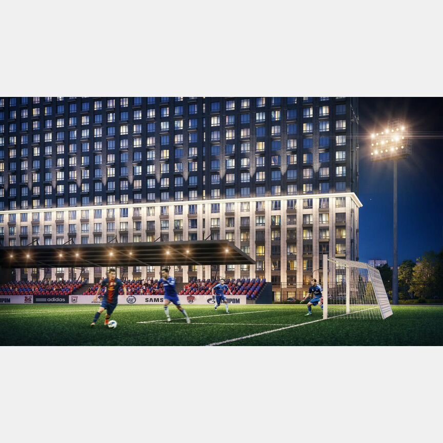 3-к. квартира, 83,9 м², 2/25 эт.