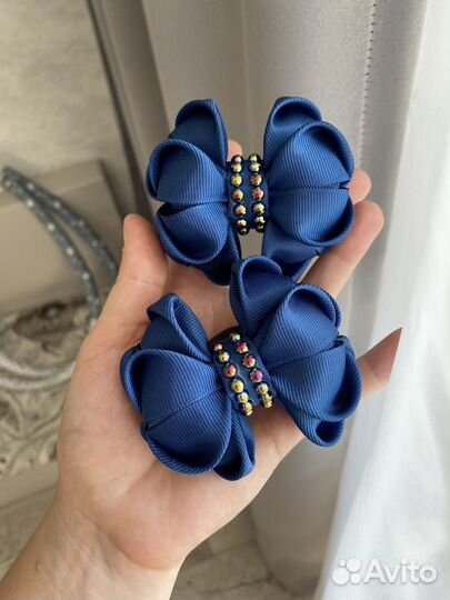 Школьные бантики ручной работы