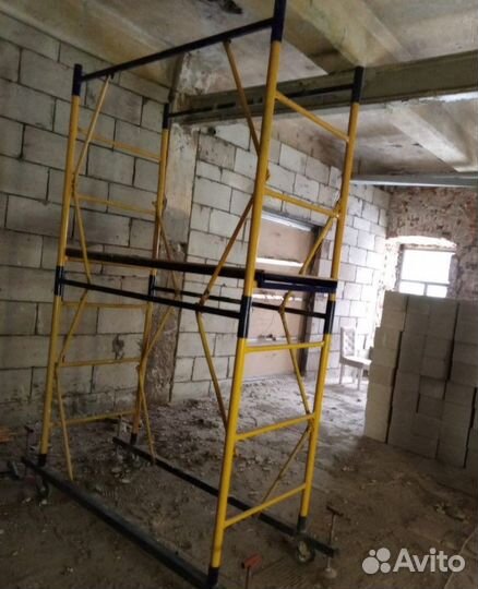 Аренда вышки тура 1.6х1.6 база + 2 секции 4 м