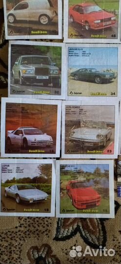 Вкладыши от жвачек BomBibon