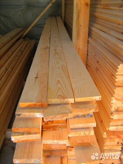 Надежная доска из лиственницы 40х150х6000мм, обрез