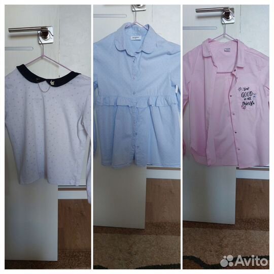 Школьные рубашки для девочек 134-140