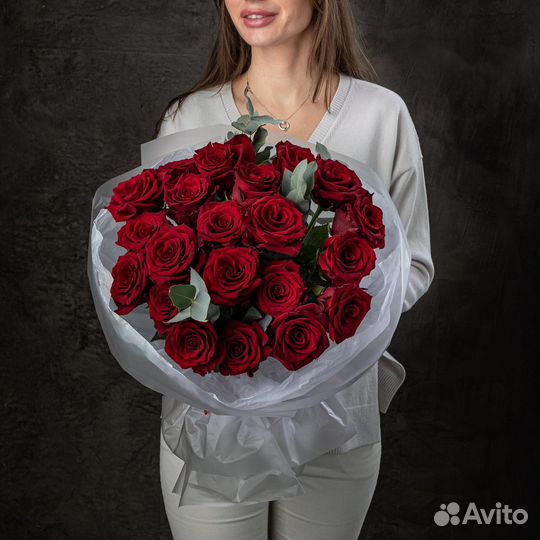 Букет из 51 розы эквадор