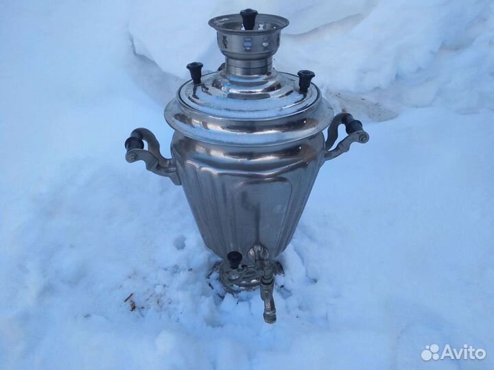 Самовар угольный старинный