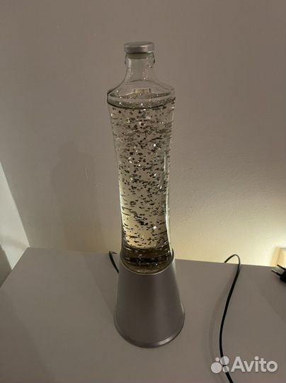 Лава лампа с блестками