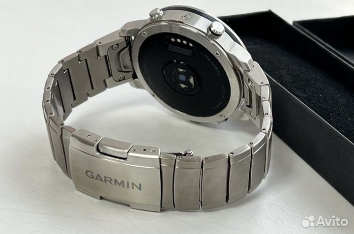 Титановый браслет garmin 22 mm