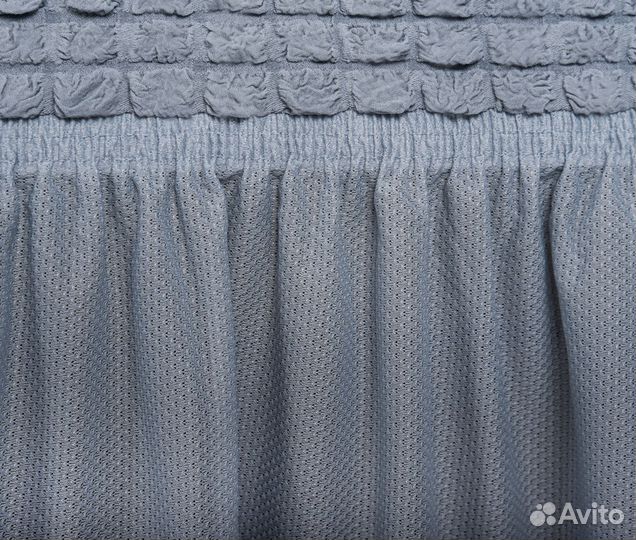 Чехол на стул со спинкой универсальный, цвет Серый