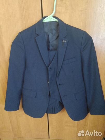Школьный костюм для мальчика 128-134 синий