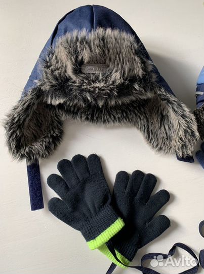 Шапки и варежки на 2-3 года