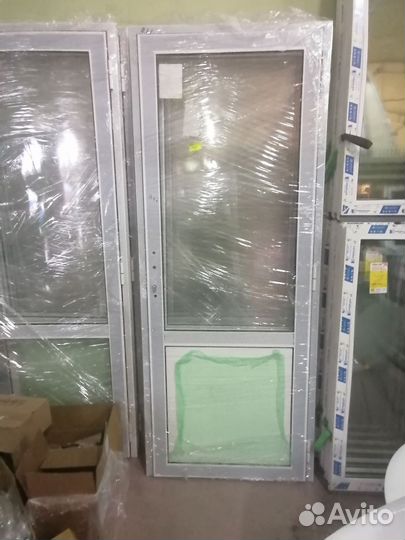 Двери алюминиевые 200х80