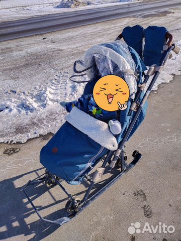 Коляска санки Ника 7-8 К