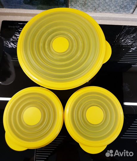 3 контейнера Tupperware каскад