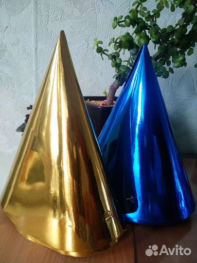 Колпаки карнавальные, в подарок маски