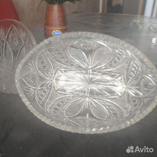 Салатник хрустальный