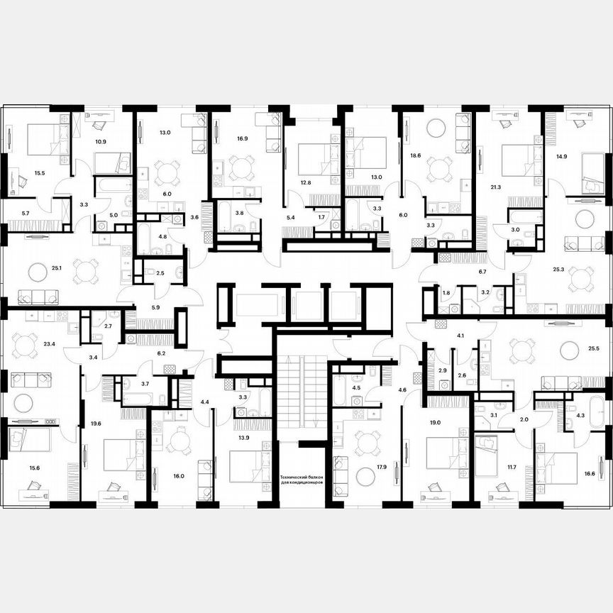 2-к. квартира, 72,8 м², 19/28 эт.