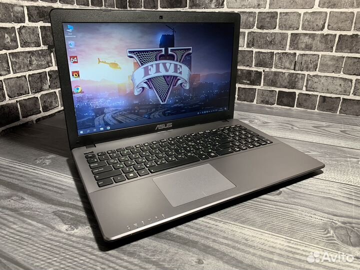 Игровой ноутбук Asus i3/12gb/2видеокарты/ssd