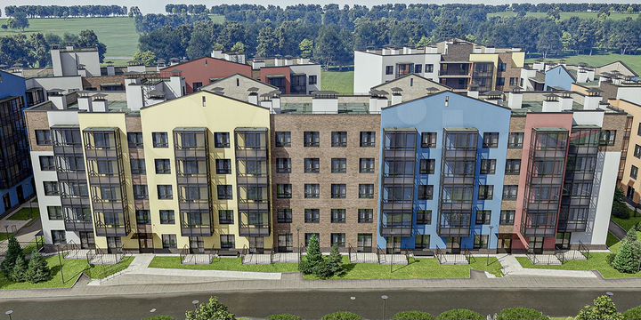 2-к. квартира, 61,9 м², 1/5 эт.