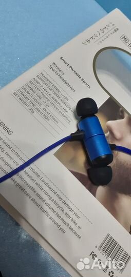 Блютуз-гарнитура Wireless Sports, Bluetooth 5.0