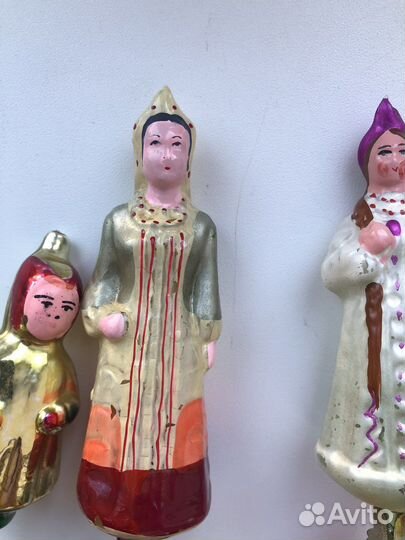 Елочные игрушки СССР на прищепке