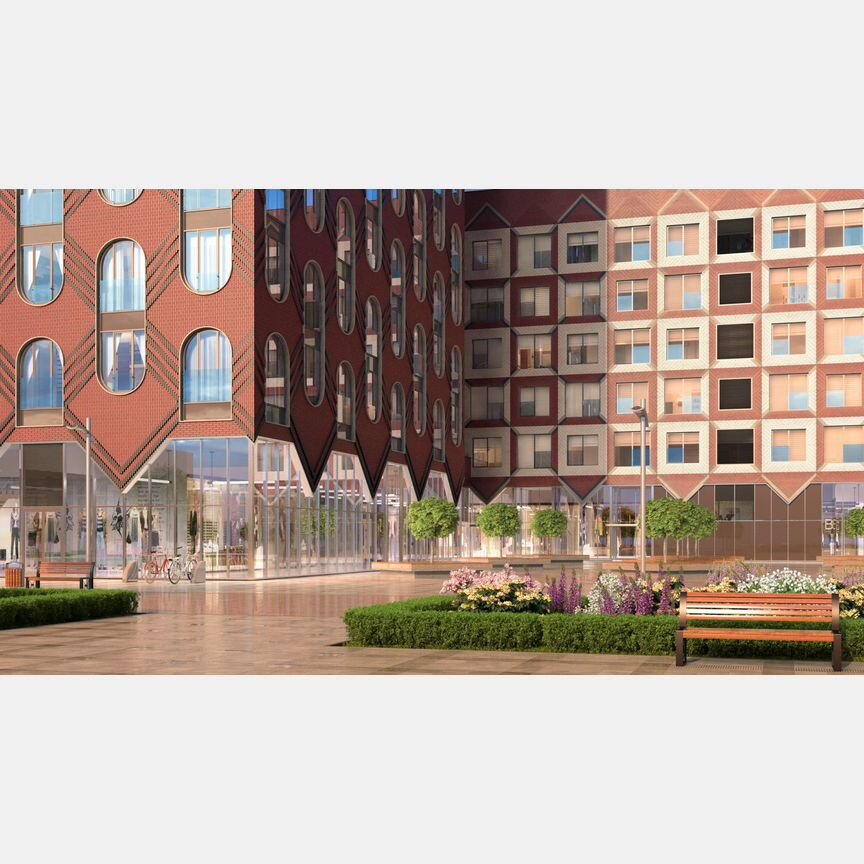 2-к. квартира, 45,7 м², 12/28 эт.