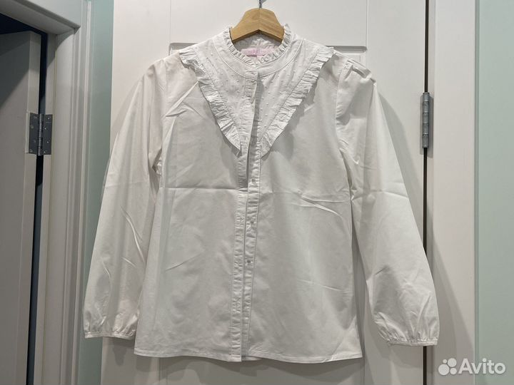 Рубашка для девочки белая