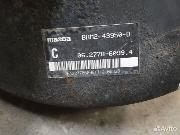 Вакуумный усилитель тормозов Мазда 3 BL