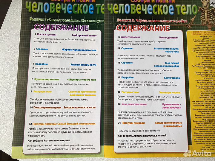 Журналы-человеческое тело