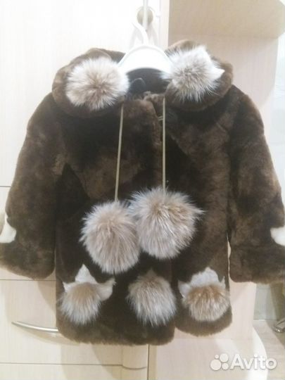 Шубка мутоновая детская