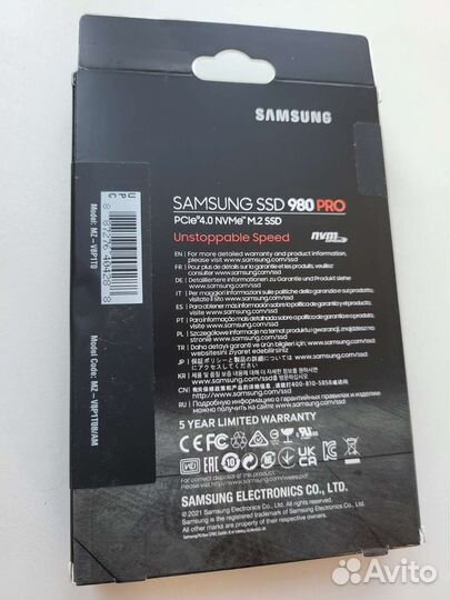Ssd samsung 980 pro 1tb