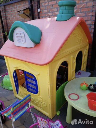 Игрушка Домик пластиковый дом для улицы