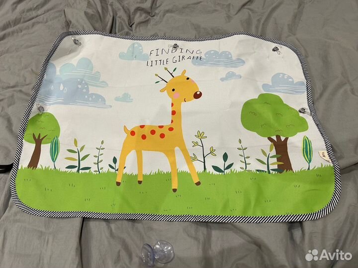 Детская солнцезащитная шторка в машину