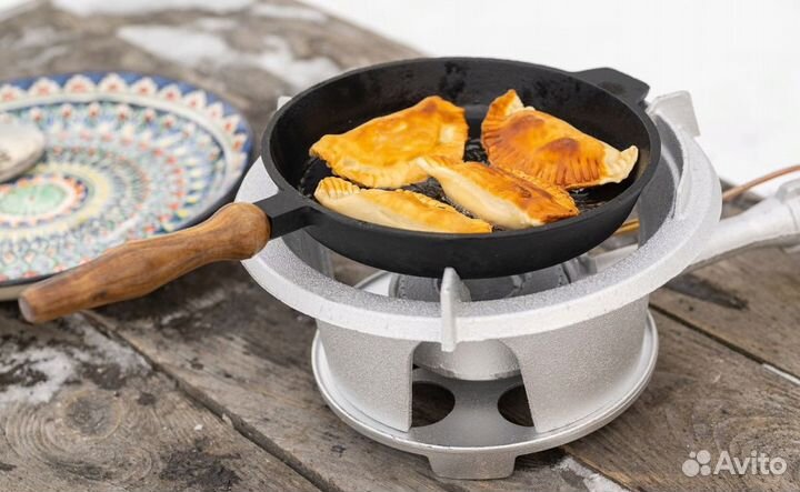 Сковорода чугунная 22 см