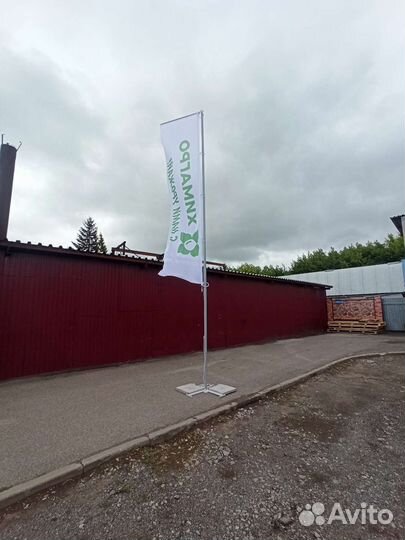 Флагштоки в аренду в Казани и печать флагов