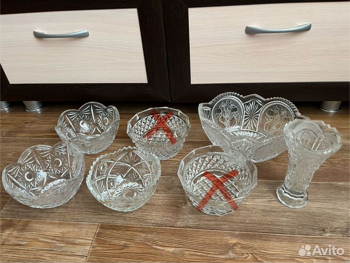 Хрустальная конфетница