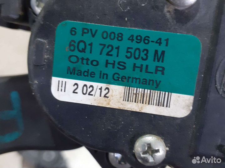 Педаль газа Volkswagen Polo Skoda Fabia 2