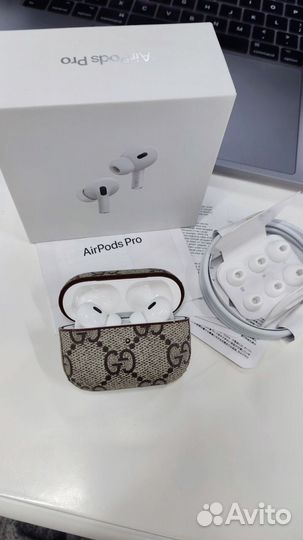 Наушники airpods pro 2 + чехол в подарок