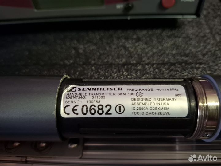 Радиосистема sennheiser ew100 g2 головной микрофон