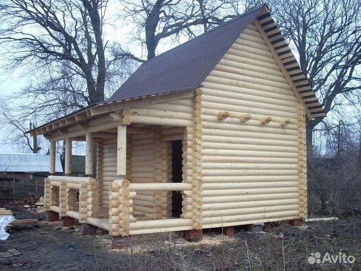 Оцилиндрованное бревно