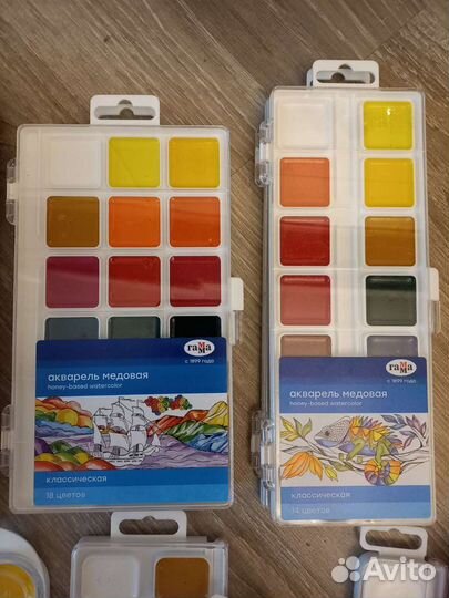 Краски акварельные луч, гамма