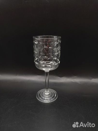 Рюмки Бокалы Рюмочки Стекло Резьба СССР Винтаж